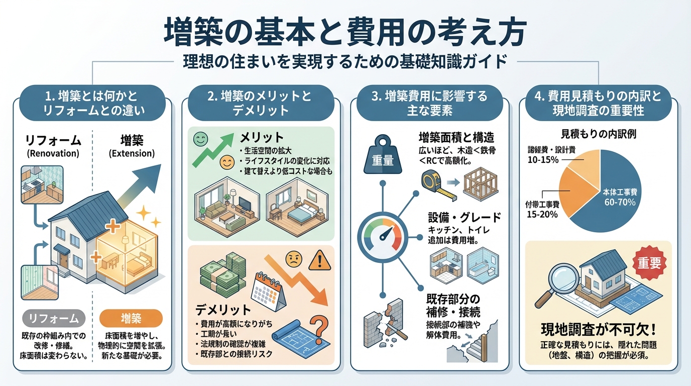 増築の基本と費用の考え方
