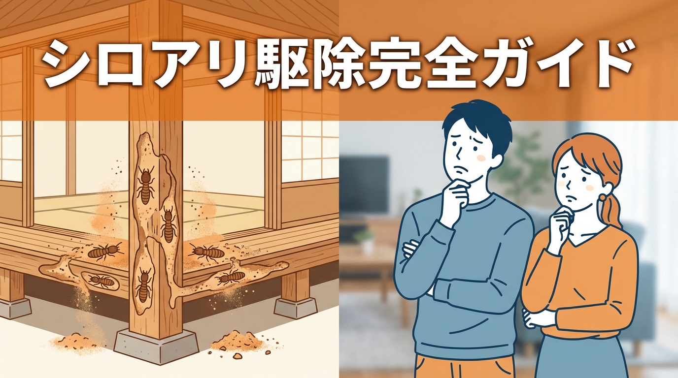 シロアリ駆除の費用相場から自分での対策、業者選びまで