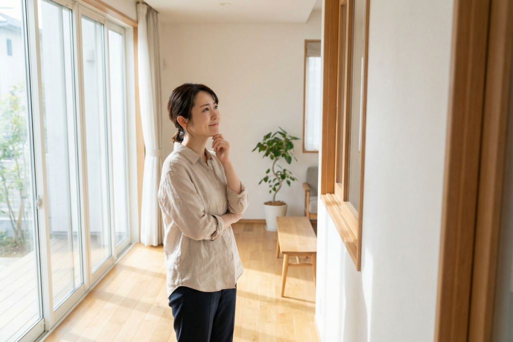 一戸建てを建てたあと、住居の間取りに悩みを抱える利用者。新築は中古に比べると金利の低い住宅ローンの審査の条件が通りやすいが、資材高騰の影響もあり、マイホームを手に入れるための家計へのインパクト・負担が大きい。一方、フルリノベーションならば部分的な改修や設備機器の交換程度なら200~300万円くらいで済むことも多い。ただし、大規模な耐震工事・断熱工事を行うと1000万円ほどかかることもある。