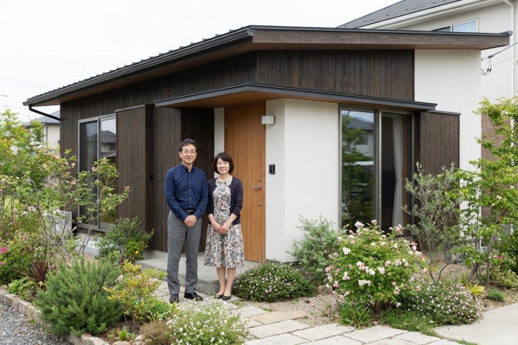 減築リフォームを効果的に使った住宅の実例。減築で理想の暮らしを叶えた実例を紹介。2階を撤去して階段の上り下りをなくした平屋化や、部屋を減らすことで駐車スペースや庭を確保した事例、吹き抜けによる採光改善など、多彩なパターンを解説。古い家をコンパクトにリノベし、生活動線や断熱性能が劇的に向上したビフォーアフターは、これからの住まいづくりのヒントに